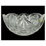 ANTIQUE ABP LIBBEY CUT CRYSTAL BOWL