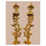 2 CHELSEA HOUSE HANGING GOLD SHELVES