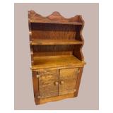 PINE CHILDS SIZE STEPBACK CUPBOARD