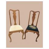 2 HIGHBACK WINDSOR CHAIRS