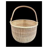 LARGE HANDMADE TIGHTLY WOVEN BASKET
