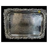 BAROQUE WALLACE ORNATE SILVERPLATE TRAY