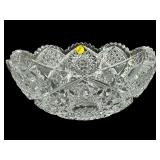 ANTIQUE ABP CUT CRYSTAL BOWL