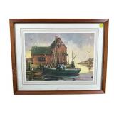 HC WOLCOTT ROCK PORT PRINT