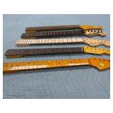 LOT OF 5 ELECTRIC GUITAR NECKS