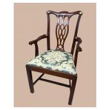 MAHOGANY CHIPPENDALE CHAIR