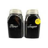 PR OF MCKEE BLACK ROMAN ARCH SUGAR AND FLOUR