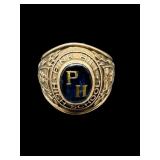 10K GOLD PINK HILL HIGH SCHOOL CLASS RING