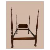 CRAFTIQUE SOLID MAHOGANY FULL SIZE TALL POSTER BED