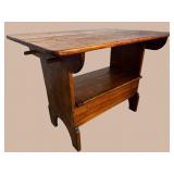 19TH CENT. HUTCH TABLE