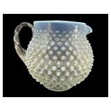 FENTON OPALESCENT SQUAT PITCHER