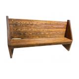 ANTIQUE PINE CHURCH PEW