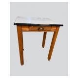 PORCELAIN 1 DRAWER WORK TABLE