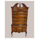 SUMTER CABINET CO. CHERRY QUEEN ANNE HIGHBOY