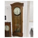 SETH THOMAS 1 WEIGHT OAK REGULATOR CLOCK