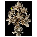 ITALIAN GOLD FLORAL WALL HANGER