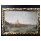 PANORAMIC VIEW OF LONDON FROM THE THAMES