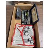 WRENCH AND SOCKET BOX LOT