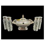 5 PC SILVERPLATE LOT