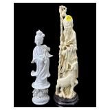 2 PC ORIENTAL FIGURINES