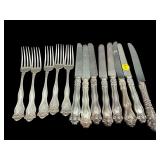 13 PC OF STERLING FLATWARE 