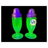 PR OF HAZEL ATLAS RIBBON URANIUM SALT AND PEPPER