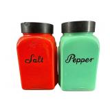 PR OF VINTAGE MCKEE SALT AND PEPPER SHAKERS