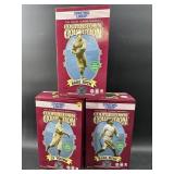 3 PC LOT STARTING LINEUP MLB FIGURINES IN BOX