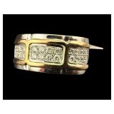 14K MENS DIAMOND RING