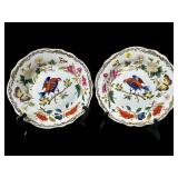 2 LARGE CHELSEA HOUSE BIRD AND FLOWER MOTIF WALL