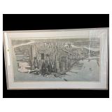 RICHARD HAAS MANHATTAN VIEW AT BATTERY PARK HAND
