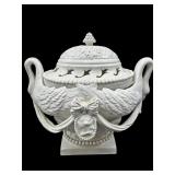 ITALIAN CERAMIC POTPOURRI URN WITH LID