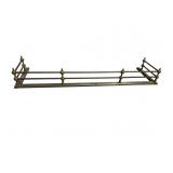 BRASS FIREPLACE FENDER