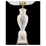 PORCELAIN PAINT DECORATED LAMP