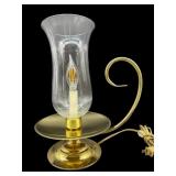 BALDWIN BRASS ELECTRIFIED HURRICANE CHAMBERSTICK