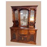 CARVED MAHOGANY BUFFET