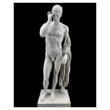 LARGE RESIN GRECIAN FIGURE