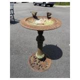CAST IRON BIRD BATH