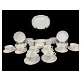LARGE LOT OF PFALTZGRAFF HERITAGE WHITE CHINA