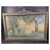 MAXFIELD PARRISH ANTIQUE PRINT IN ORIGINAL FRAME