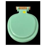 MINT GREEN SALESMAN SAMPLE TOILET SEAT