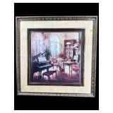 MUSICAL INTERIOR SHADOWBOX PRINT