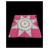 ANTIQUE HAND STITCHED LONESTAR QUILT