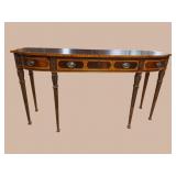 MAHOGANY BANDED HEPPLEWHITE SIDEBOARD