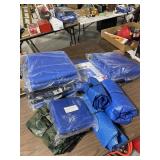LARGE LOT OF TARPS