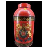 LARGE ENGLISH DECORATED JAR