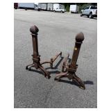 PR CAST IRON ANDIRONS