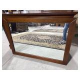CRAFTIQUE SOLID MAHOGANY MIRROR