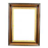WALNUT EBONIZED SHADOWBOX MIRROR