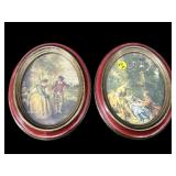 PR OF ITALIAN OVAL SCENIC PRINTS